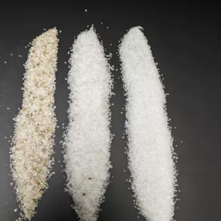 精制石英砂高纯白无粉尘铸造板材喷砂水处理地坪石英砂石英粉定制