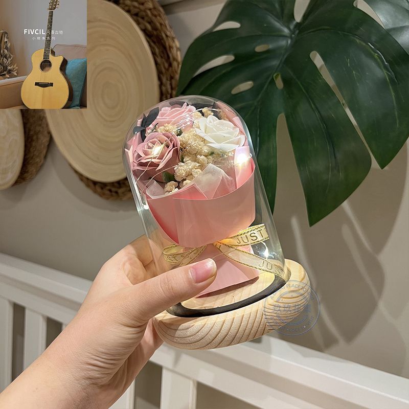 [점장 추천] Lang and Man - 믹스 앤 매치 장미 3송이 - 선물 가방 + 축하 카드 + 배터리 증정 [완제품 배송]