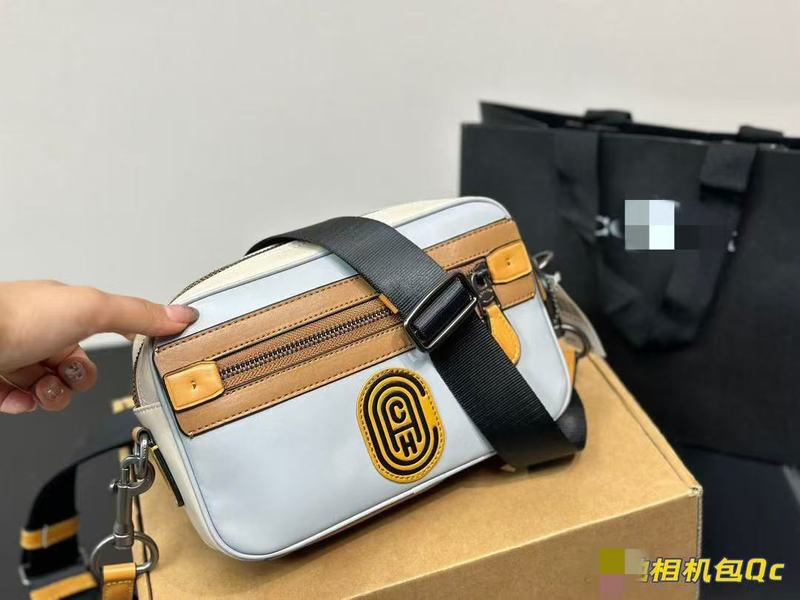 Ole メンズ クロスボディバッグ 大容量 メンズ カメラバッグ レターコントラスト ショルダー クロスボディバッグ ファッショナブルなメンズバッグ|undefined