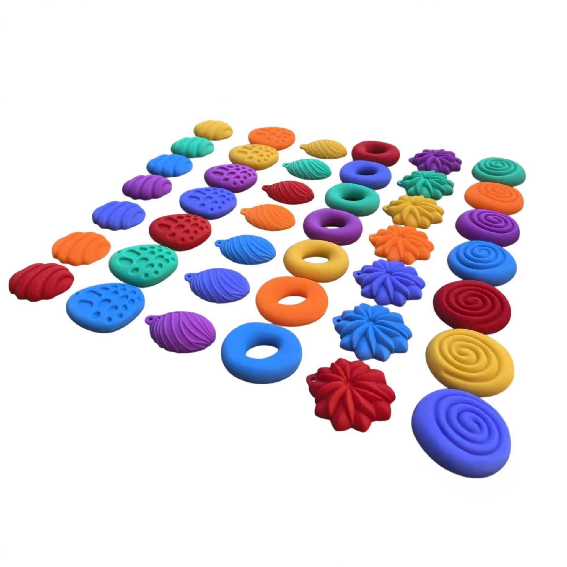 Juguetes sensoriales antiestrés para niños, piedra de silicona suave para aliviar el estrés, juguete de descompresión para niños, producto nuevo transfronterizo.