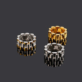 Мужское кольцо из нержавеющей стали, часы, дизайнерский ремешок для часов, аксессуар в стиле хип-хоп, европейский стиль, простой и элегантный дизайн