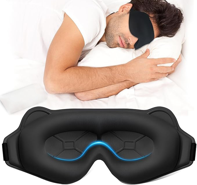 跨境6D猫耳睡眠眼罩立体缓解眼睛疲劳男女睡觉透气遮光透气护眼罩|undefined