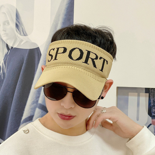 2024 Hats Women's Sun Hat Summer New Korean Style Cute Peaked Hat Fashion Sports Women's Sun Hat Wholesale
