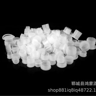 Flat Top Plug Threaded Plastic Sealed Inner Plug Liquor Bottle Cap Leakproof Essential Oil Stopper Glass Bottle Wine Bottle Blocking Hole Stopper