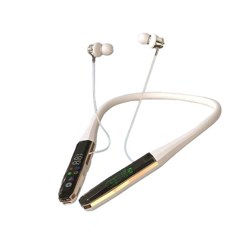 人気のFD-8イヤーフィードバック首掛けワイヤレスBluetoothヘッドセット首掛けスポーツ超長時間スタンバイライブ放送カラオケ|undefined
