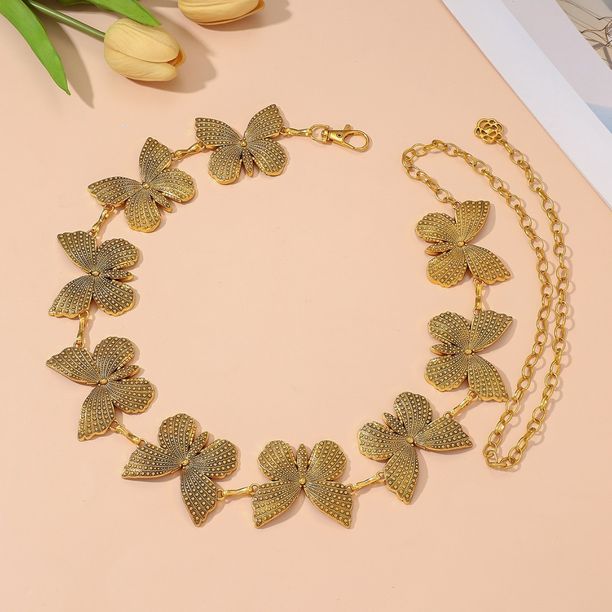 Waist Chain Body Chain European And American Cross-border Jewelry, Three-dimensional Butterfly Waist For Women, Vintage Bohemian Sexy_voghion.com