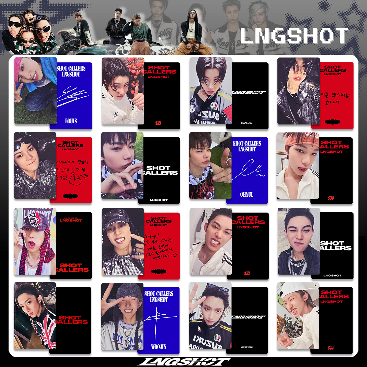 LNGSHOT Lobster Album SHOT CALLERS Peripheral Photo Cards LOUIS…