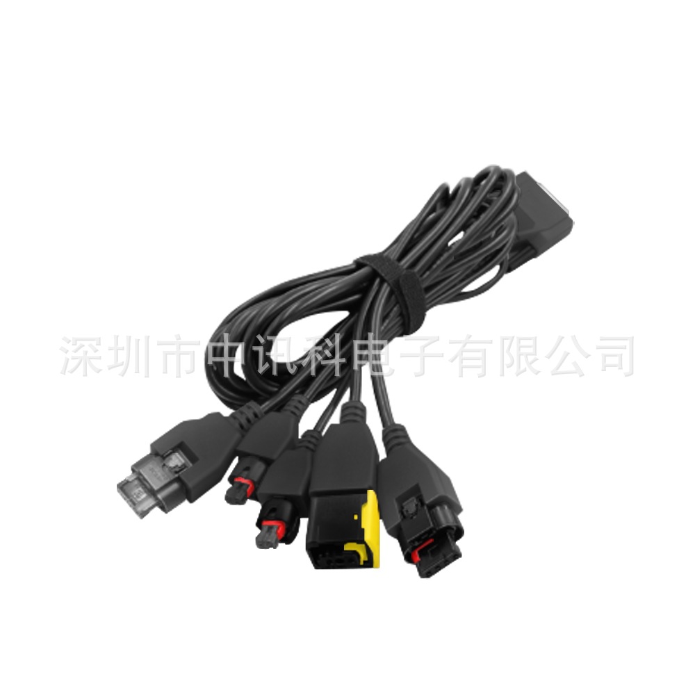 源头厂家柴油车尿素泵汽车诊断电缆托盘五根诊断电缆