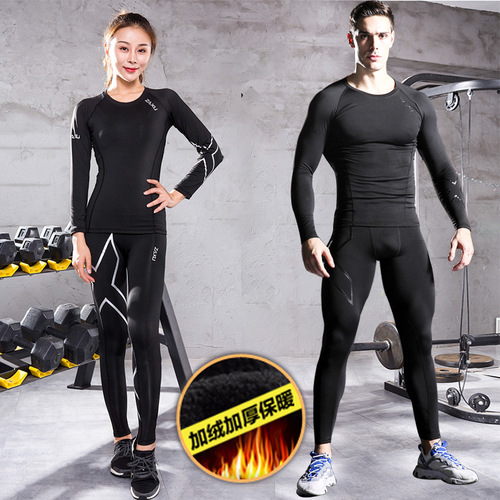 Autumn/Winter New Pocket Style Sports Outdoor Men's Long-Sleeve Top Women's Long Pants Quick-Drying Breathable Pocket Warmth Set