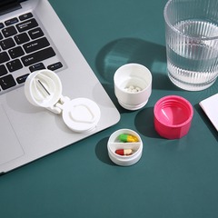 Grinding pill box, pill grinder, broken pill splitter, baby grinding pill powder, household portable pill cutter
