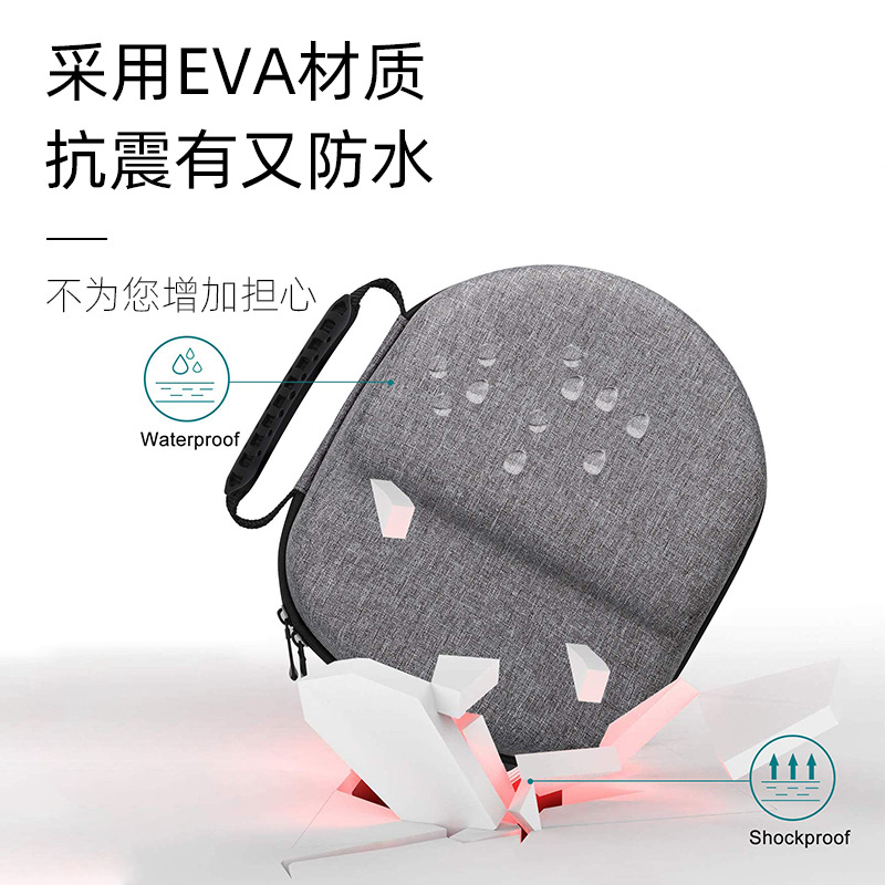 Adecuado para Oculus Quest2 portátil VR bolsa cabeza desgaste almacenamiento directo de fábrica material EVA en stock image 5