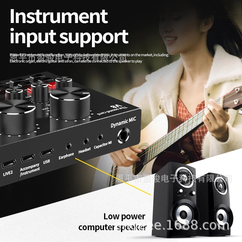 BM800 micrófono de condensador V8 soporte de tarjeta de sonido anti-spray red juego grabación en vivo karaoke comercio exterior en suministro de stock