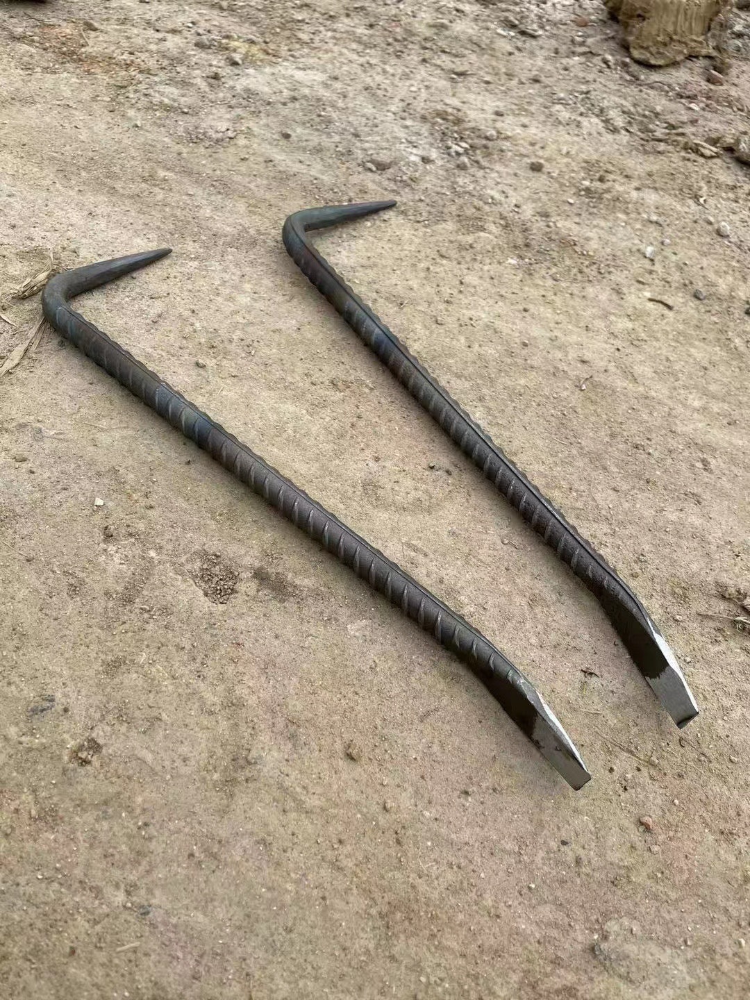 两头扁撬棒撬棍铝膜工地螺纹钢支持木工7拆模撬杠字形口