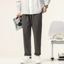 工装裤子男士宽松直筒韩版痞帅休闲长裤春秋季潮牌潮流帅气小西裤