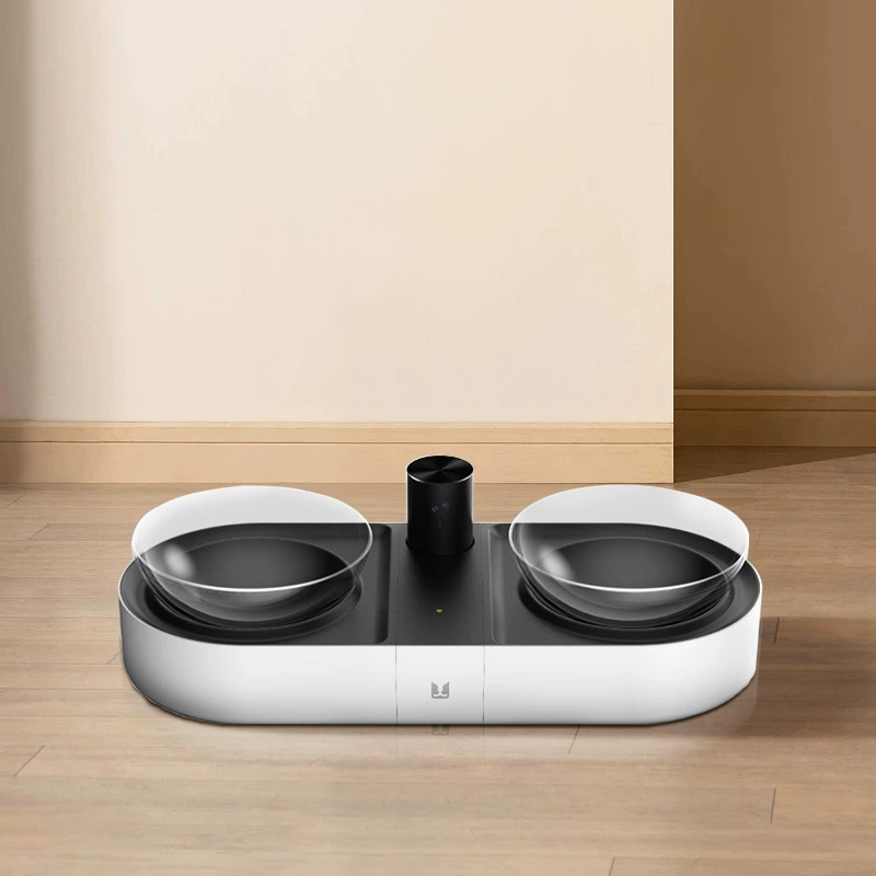 Обработка пользовательских домашних животных интеллектуальная миска для кормления APP собака кошка универсальная Противоударная защита шейки матки стойкая миска для кормления