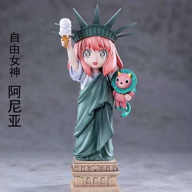 Шпионская семейная MIMO Liberty Goddess Analian ручная модель аниме милая красивая девушка прилив игра decorations