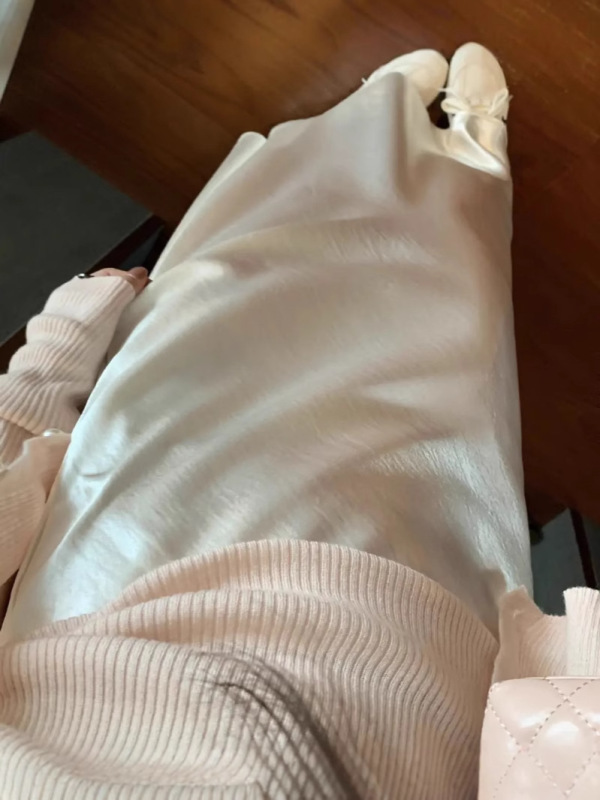 高腰显瘦中长款缎面醋酸丝滑半身裙春夏新款包臀鱼尾A字长裙|undefined