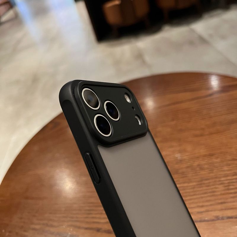 适用苹果17Promax磨砂肤感手机壳iPhone17简约全包精孔防摔防滑壳|undefined