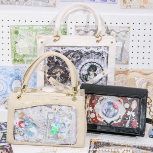 See the roaming series in the sincere bag-pain bag pain board creative backplane material paper hand account diy backing material