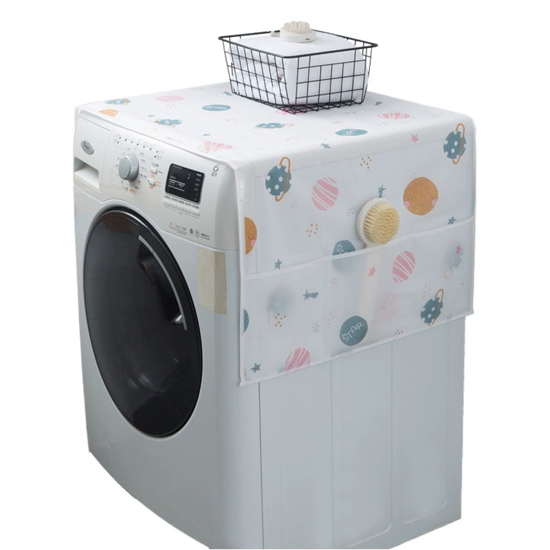 Пылезащитный чехол для холодильника Стиральная машина Подвесная сумка PEVA Моющаяся Пыленепроницаемая и маслостойкая Крышка для микроволновой печи Одиночная и двухдверная Крышка для холодильника