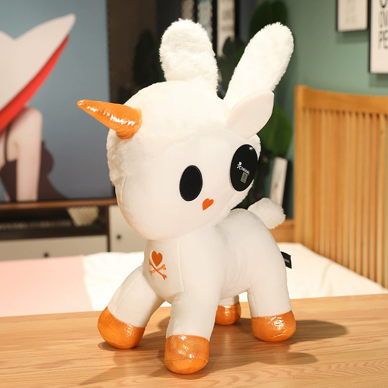 Подлинная кукла, кролик, плюшевая игрушка, пони, подушка, единорог