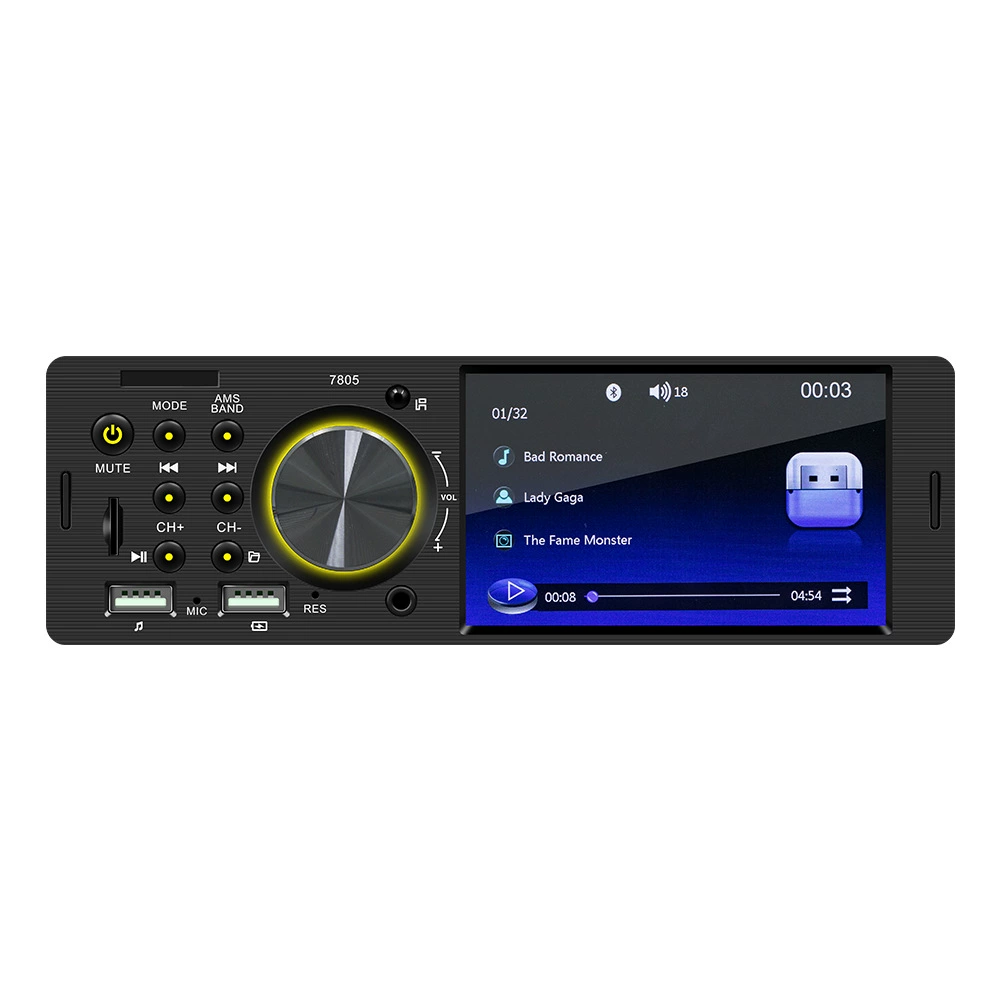 12V GM 4-дюйм HD двойной USB автомобильный MP5 плеер Bluetooth свободная подьемная карта автомобиля mp3