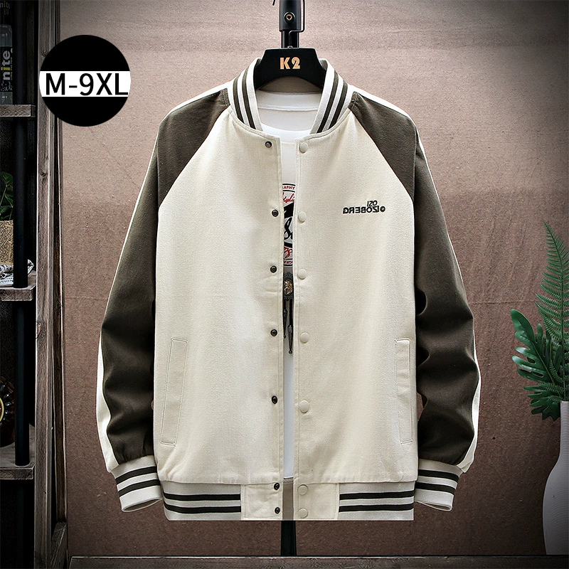 Весенняя и осенняя одежда 2021 новая куртка для мужчин бейсбольный воротник одежда куртка плюс жир