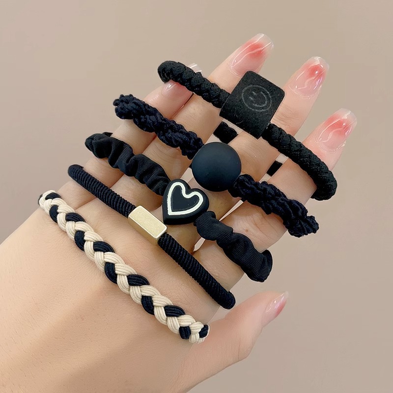 Set de 5 piezas diadema negra