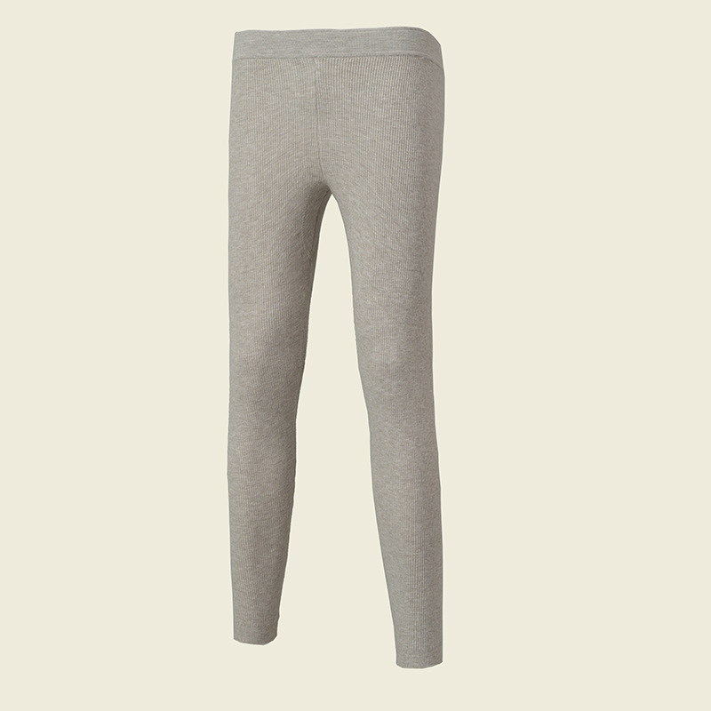 Quần len cashmere nam lưng cao dày ấm — Màu xám đậm của nam giới