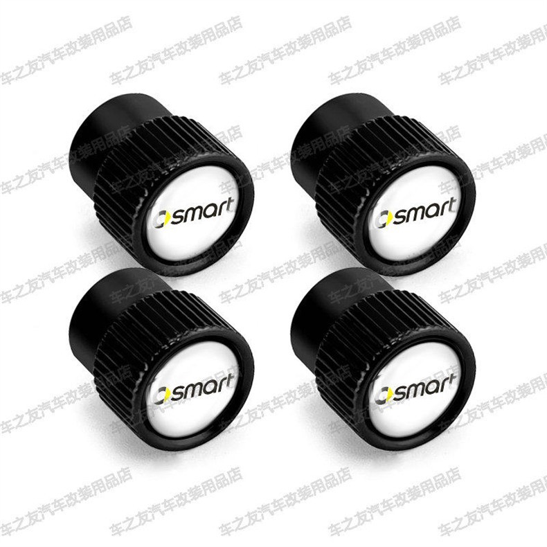 Suitable for Mercedes-Benz Modified Brabus Smart Model 1 and 3 Car Tire Valve Caps