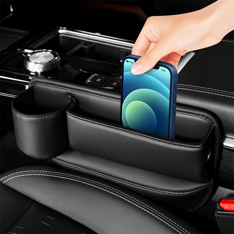 Interieuraccessoires: bekerhouder tussen de achterbank, opbergvak voor in de auto, organizer._voghion.com