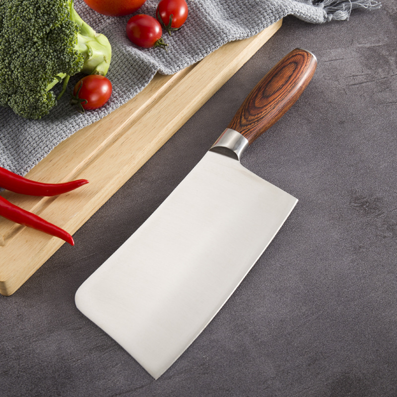 Cuchillo de frutas, mango de madera de color, cuchillo de acero inoxidable multipropósito, cuchillo de cocina afilado japonés, cuchillo de corte, cuchillo de cocina