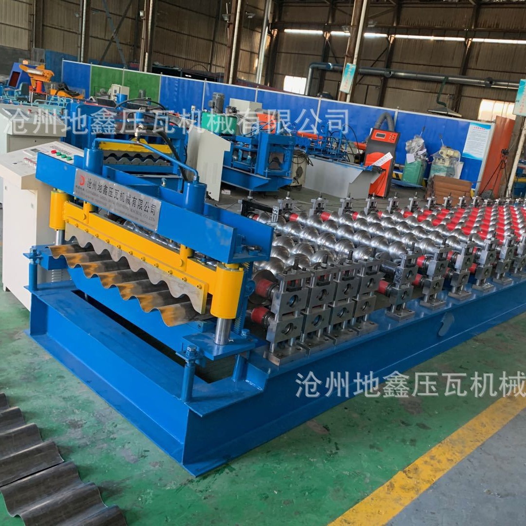 780大圆弧彩钢瓦设备 彩钢建筑装饰 冷弯机 数控机 地鑫机械