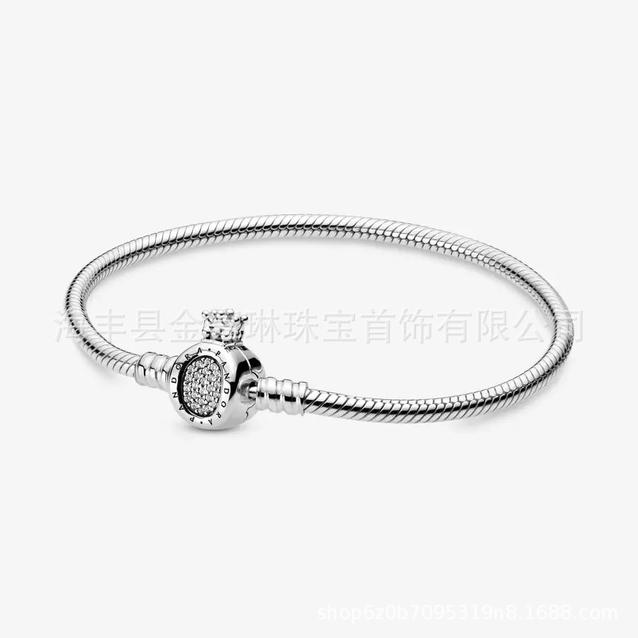 Pandora pulsera fuente fábrica venta al por mayor de alta versión amor clásico Venta caliente DIY serpiente hueso pulsera