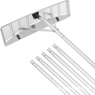 Factory wholesale lightweight roof roof snow removal tool roof snow rake roof aluminum rake adjustable extendable snow scraping