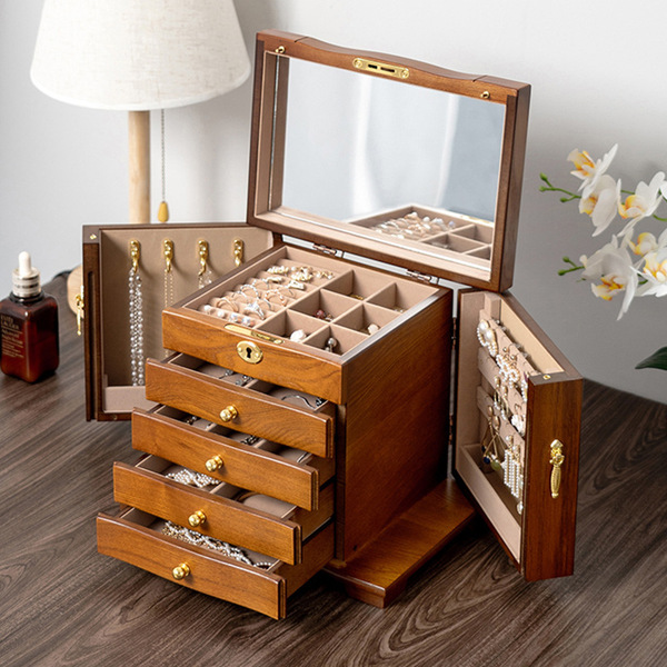 Storage system from natural wood