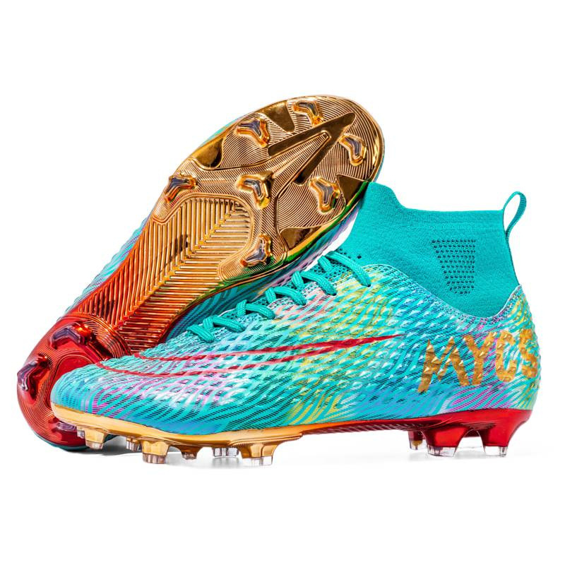 23 zapatos de fútbol de uñas largas transfronterizos zapatos deportivos de caña alta para hombres y mujeres club de zapatos de entrenamiento del campus para estudiantes