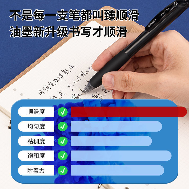 デリプレスゲルペンイン高価値学生筆試黒ペン0.5黒弾丸サインペン|undefined