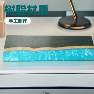 Mechanical Keyboard Hand Rest, Palm Rest, Wrist Rest, Pure Handmade Resin Wood Synthesis