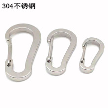 厂家供应不锈钢扣户外防锈包包快挂登山扣海滩帐篷钩扣带锁