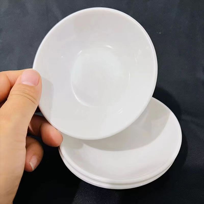 メラミン小皿の純白は磁器の家庭用レストランをまねて味噌の皿の漬け物の皿の酢の皿をつけて味付けします。|undefined