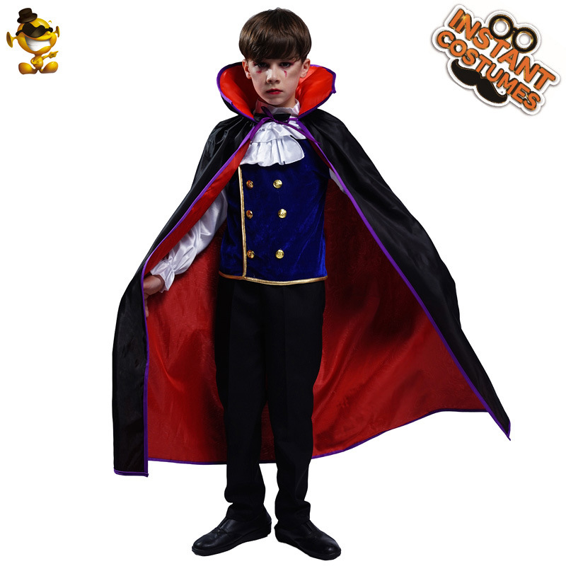 Transfronterizo nuevo niño pequeño traje de vampiro traje de Halloween cosplay de la mascarada