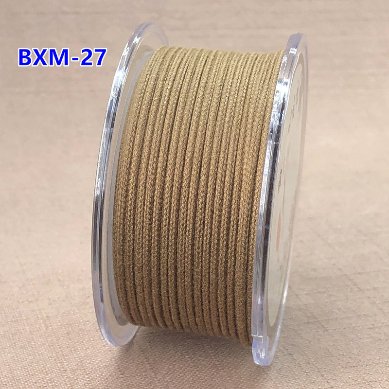 1.5 ミリメートルコア入りポリエステル綿糸耐摩耗性文具糸ダイヤモンドスタームーン菩提ビーズブレスレット diy 手織りワイヤー|undefined