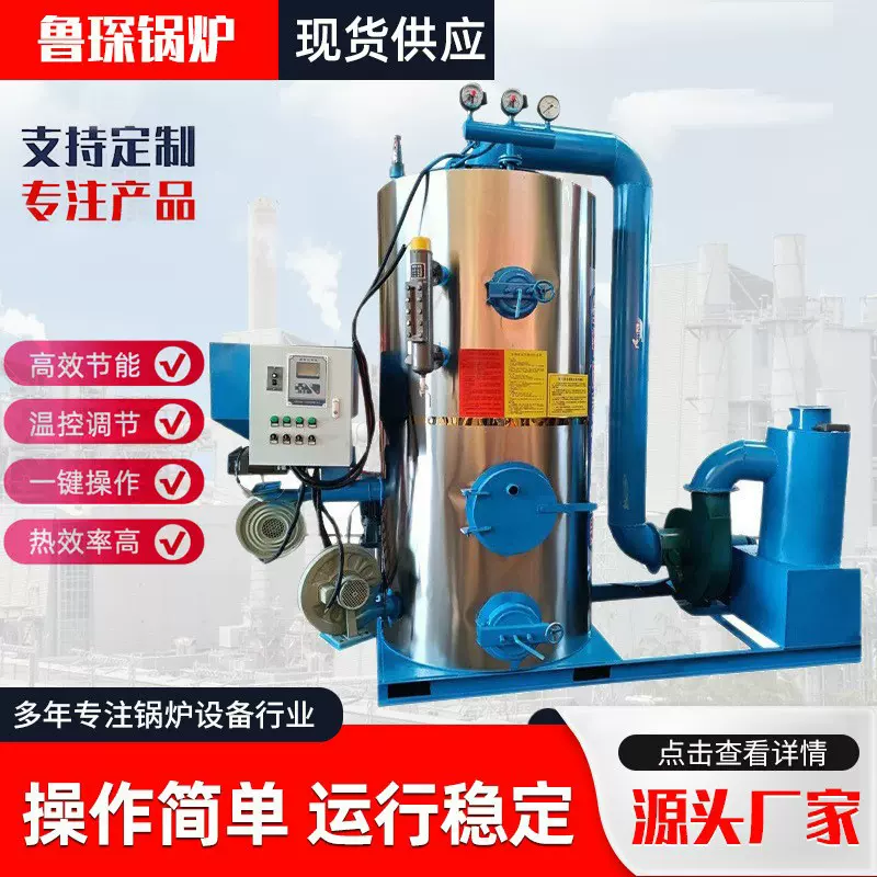 豆腐蒸煮食品厂用生物质蒸汽锅炉 小型燃油燃气热水取暖两用锅炉