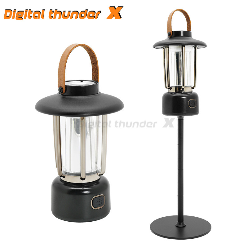 Nueva carga Al Aire Libre Retro Luz de camping portátil colgante de tres colores fuente de luz ambiente camping Luz Portátil mini colgante