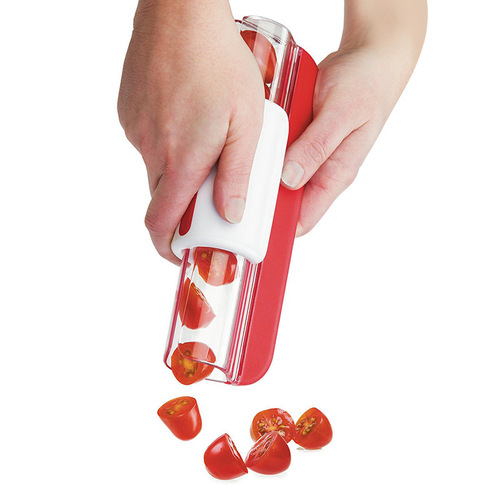 S83V wholesale small tomato slicer simple grape strawberry slicer fashionable cherry tomato slicer kitchen