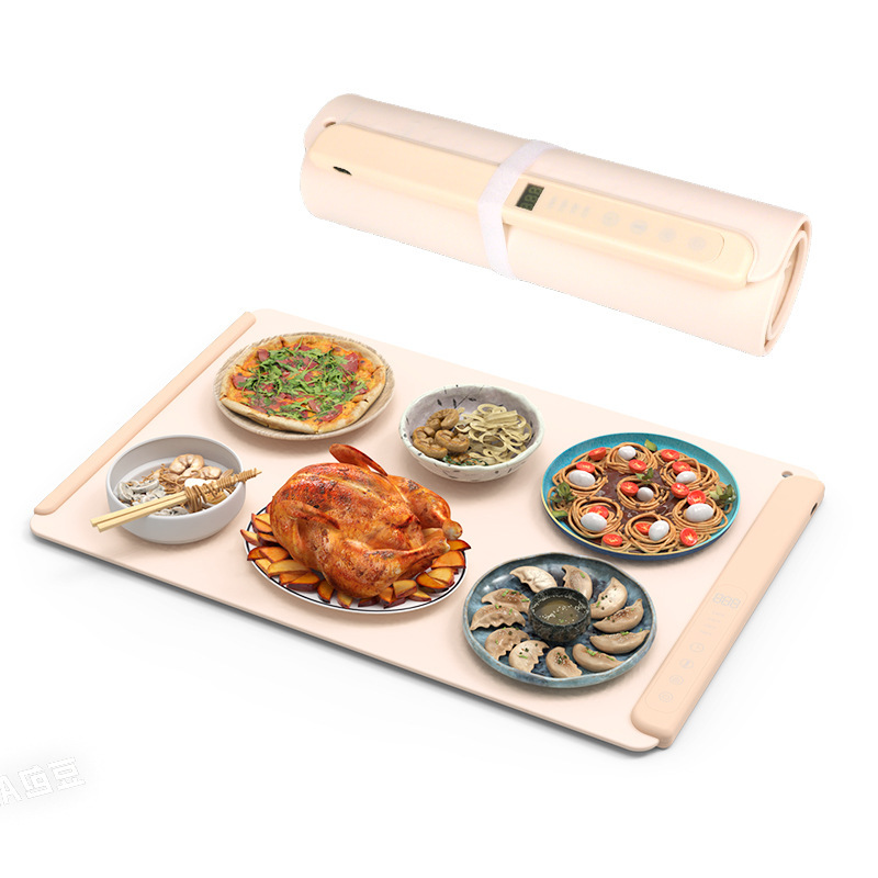 可折叠大容量暖菜垫热菜板家用餐桌酒店饭菜暖菜神器板热饭恒温板|undefined
