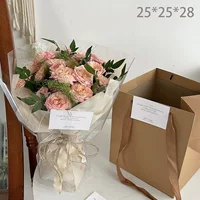 Новый Танабата подарочная сумка Ретро крафт-бумага сумка Оригинальный дизайн букет крафт-сумка оптом