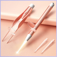 发光耳勺洁耳套装儿童宝宝可视掏掏耳朵神器镊子批发