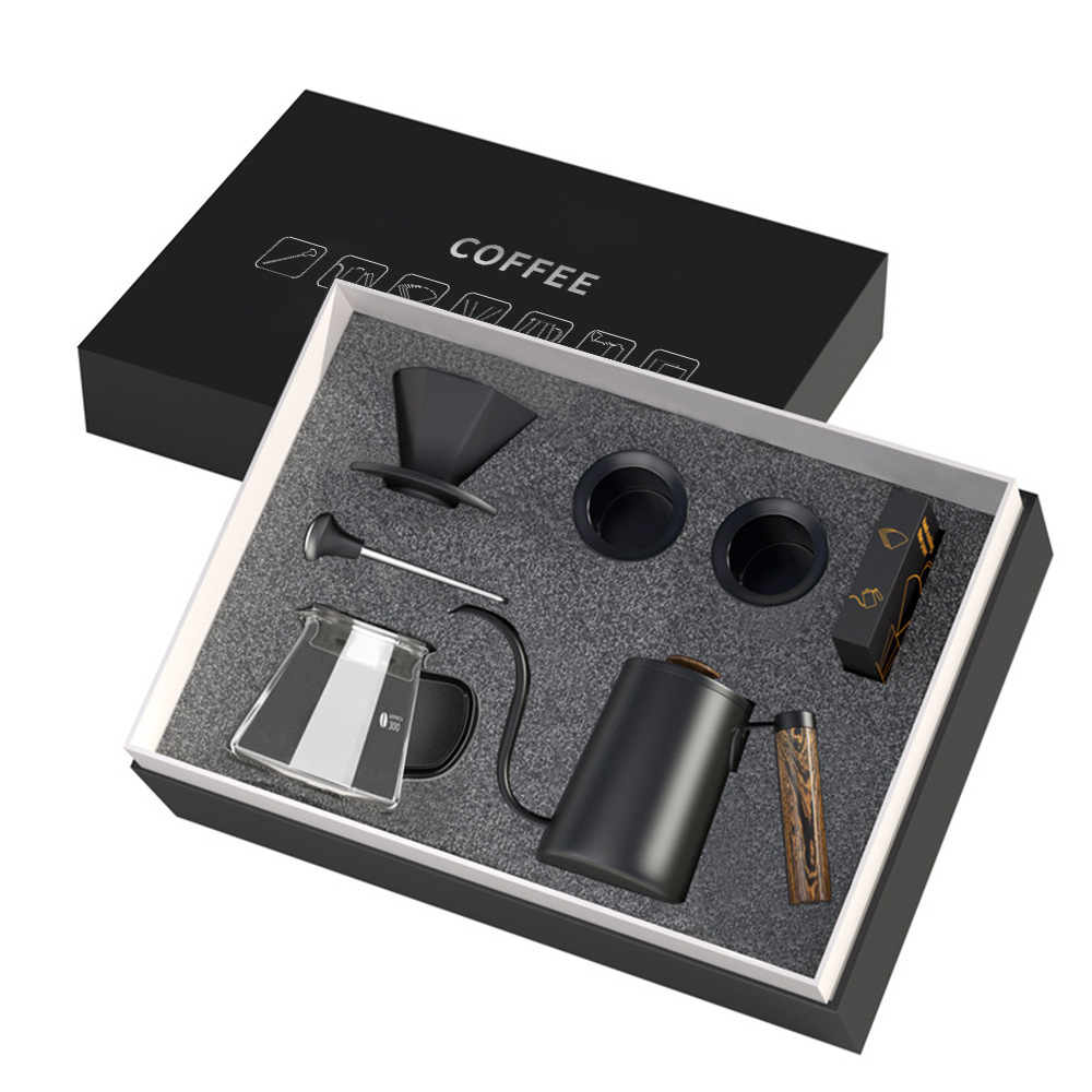 Juego de café hecho a mano Sfe, taza con filtro, taza de café, utensilios, regalo corporativo, caja de regalo con cafetera de preparación manual, estilo sencillo